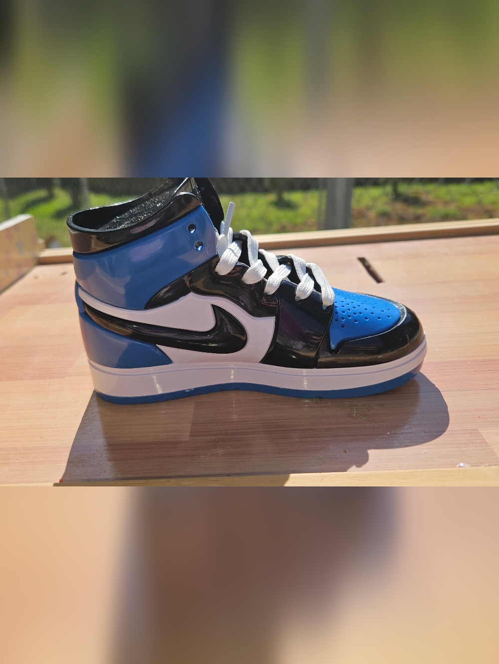 Nike Blue Black White High-Top Sneaker